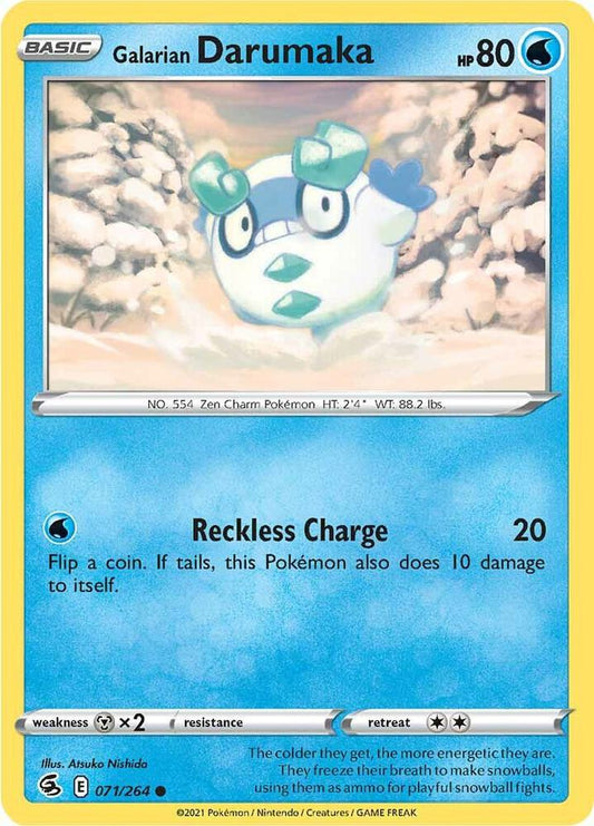 Galarian Darumaka 071/264 (SWSH08: Fusion Strike) 