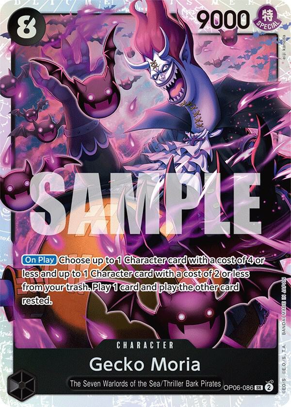 Gecko Moria 086 OP06-086 (Wings of the Captain)  - Foil