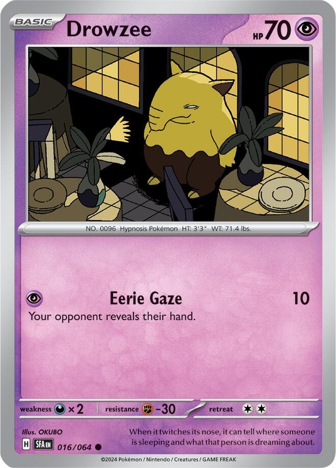 Drowzee 016/064 (SV: Shrouded Fable) 