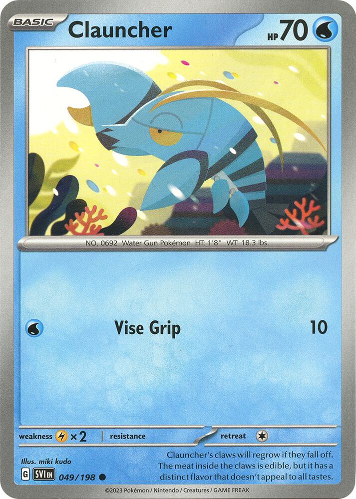 Clauncher 049/198 (SV01: Scarlet & Violet Base Set) 