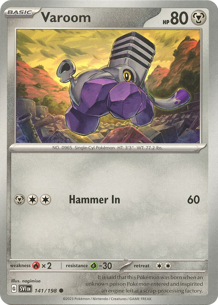 Varoom 141/198 (SV01: Scarlet & Violet Base Set) 