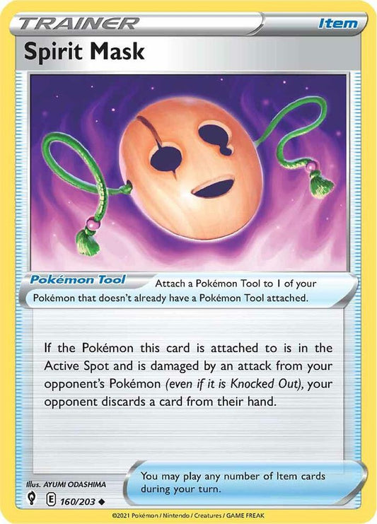 Spirit Mask 160/203 (SWSH07: Evolving Skies) 