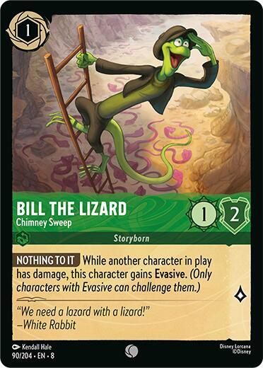 Bill the Lizard Chimney Sweep 90/204 (Reign of Jafar) 