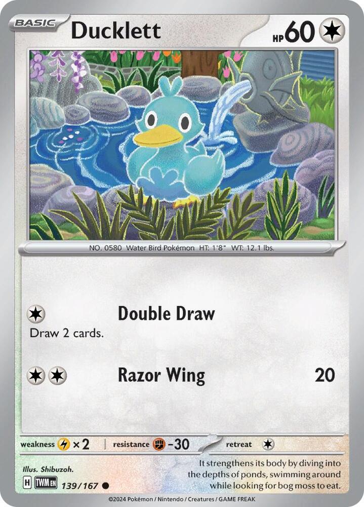 Ducklett 139/167 (SV06: Twilight Masquerade) 
