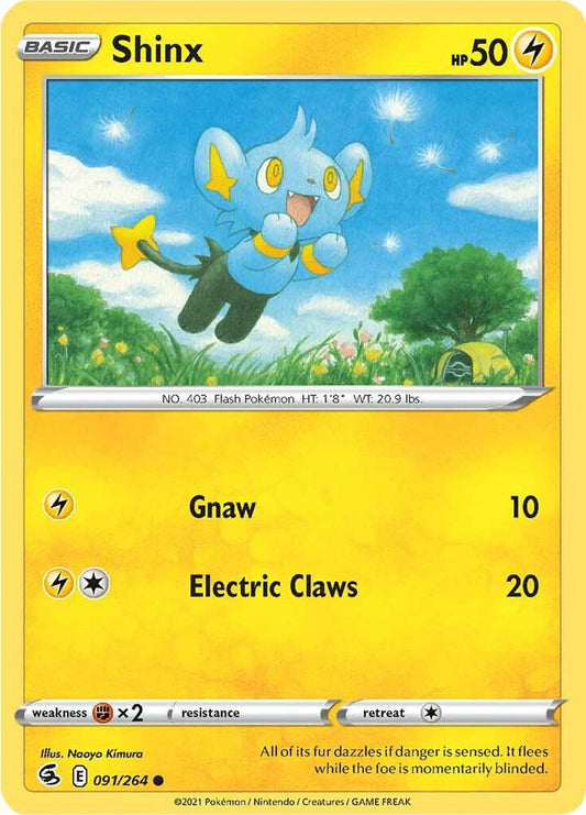 Shinx 091/264 (SWSH08: Fusion Strike) 