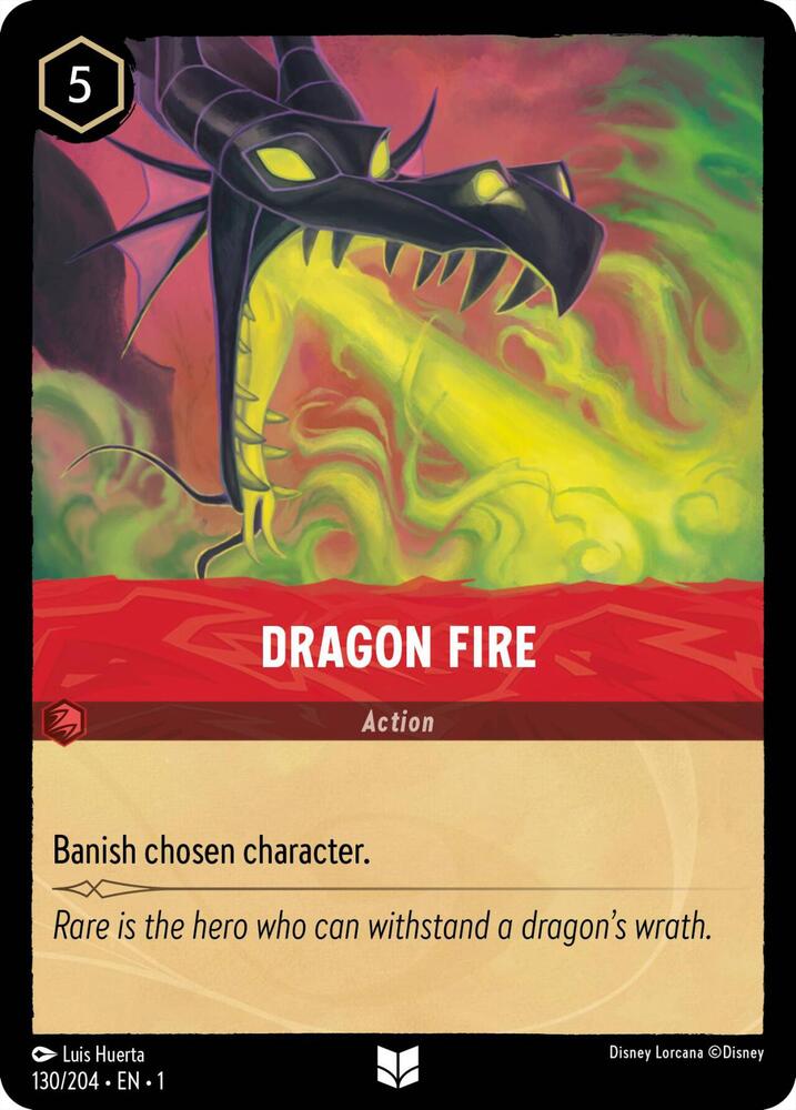 Dragon Fire 130/204 (The First Chapter)  - Cold Foil