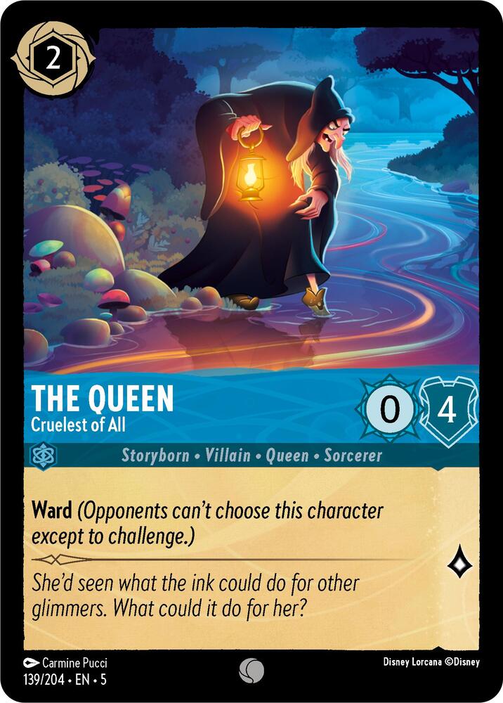 The Queen, Cruelest of All 139/204 (Shimmering Skies)  - Cold Foil