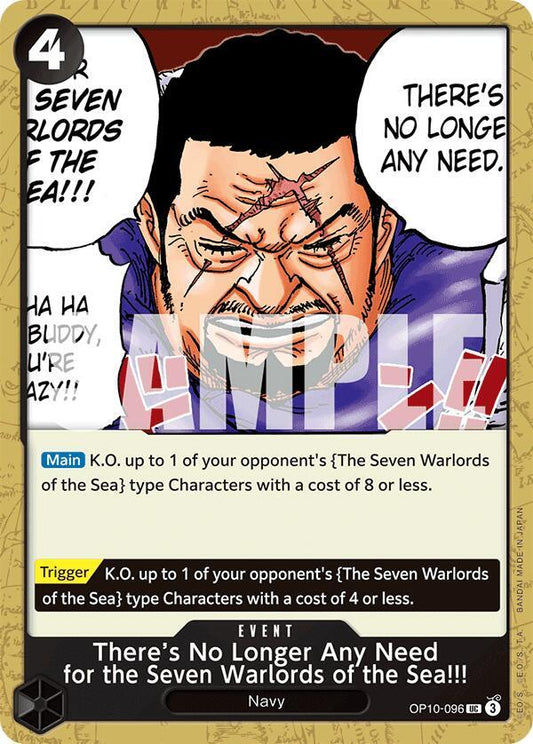 There's No Longer Any Need for the Seven Warlords of the Sea!! OP10-096 (Royal Blood) 
