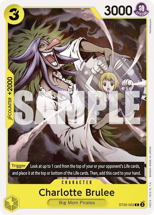Charlotte Brulee ST20-003 (Starter Deck 20: YELLOW Charlotte Katakuri) 