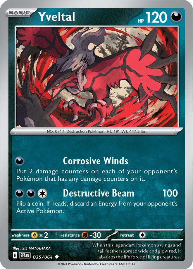 Yveltal 035/064 (SV: Shrouded Fable) 