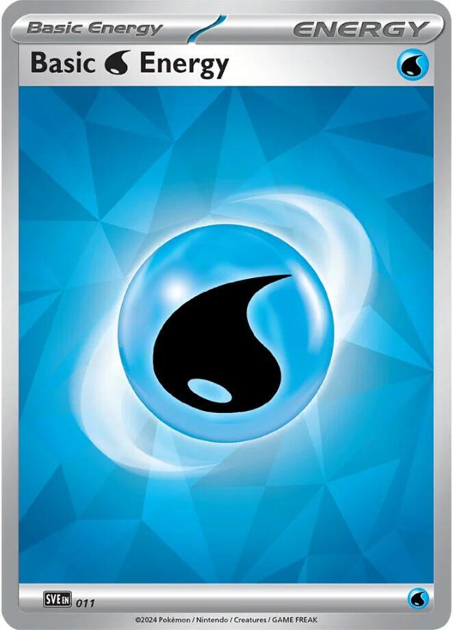 Basic Water Energy 011 011 (SVE: Scarlet & Violet Energies) 