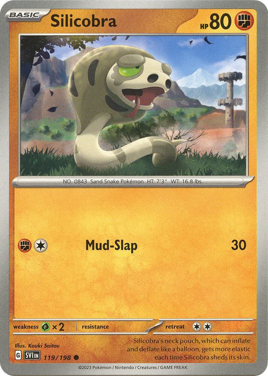 Silicobra 119/198 (SV01: Scarlet & Violet Base Set) 