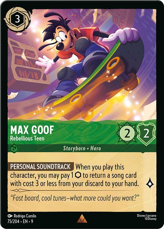 Max Goof, Rebellious Teen 75/204 (Fabled) 