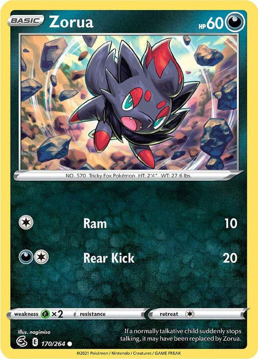 Zorua 170/264 (SWSH08: Fusion Strike) 