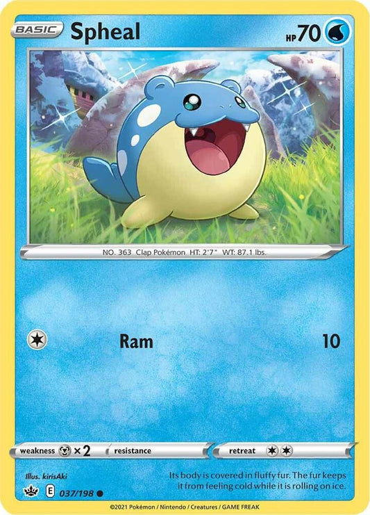 Spheal 037/198 (SWSH06: Chilling Reign) 