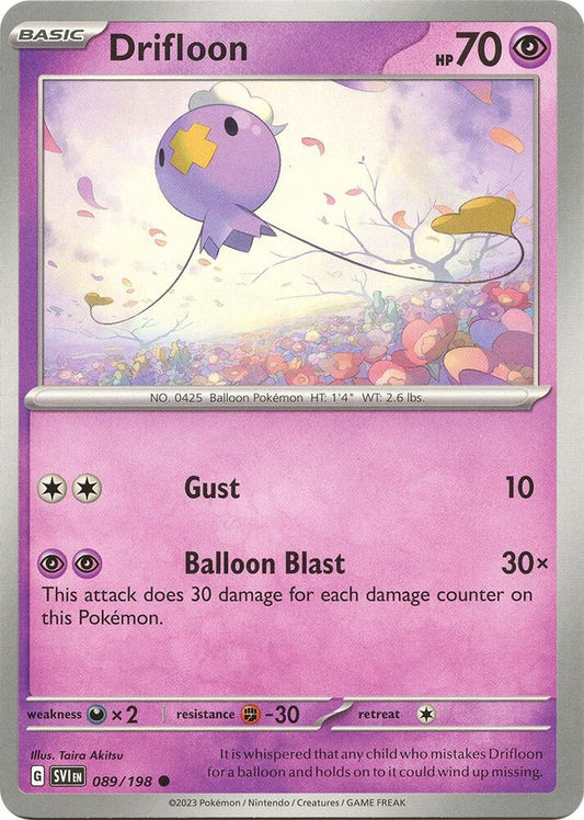 Drifloon 089/198 (SV01: Scarlet & Violet Base Set) 