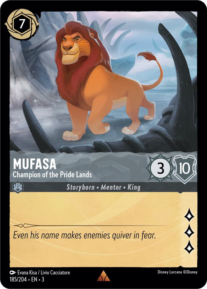 Mufasa Champion of the Pride Lands 185/204 (Into the Inklands) 