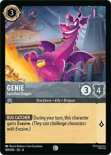 Genie, Satisfied Dragon 189/204 (Reign of Jafar) 