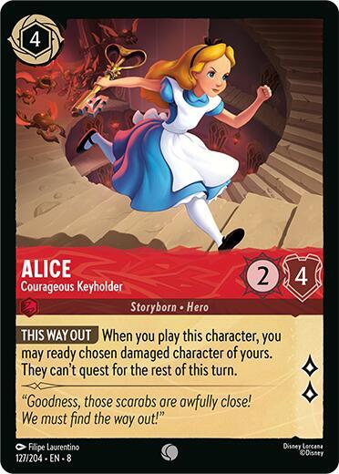 Alice Courageous Keyholder 127/204 (Reign of Jafar) 