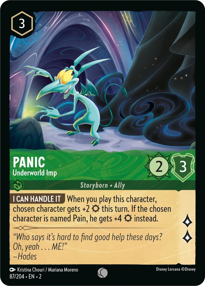 Panic, Underworld Imp 87/204 (Rise of the Floodborn) 
