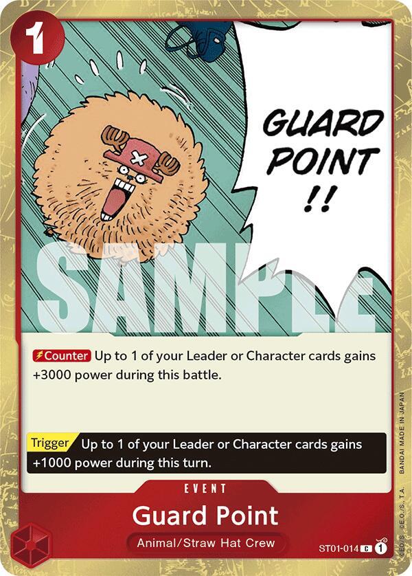 Guard Point ST01-014 (Premium Booster -The Best-)  - Jolly Roger Foil