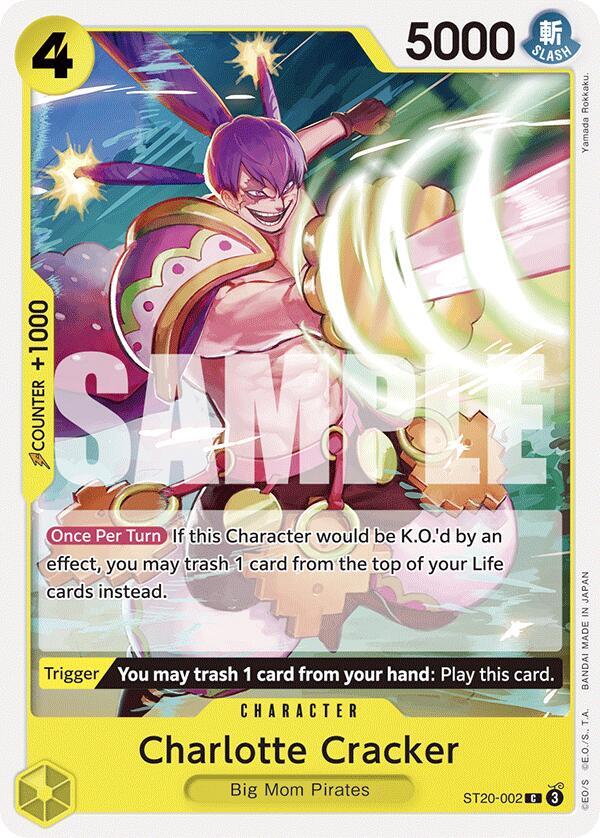 Charlotte Cracker ST20-002 (Starter Deck 20: YELLOW Charlotte Katakuri) 