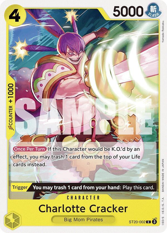 Charlotte Cracker ST20-002 (Starter Deck 20: YELLOW Charlotte Katakuri) 