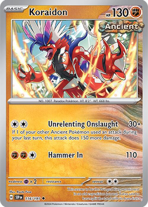 Koraidon 116/191 (SV08: Surging Sparks) 