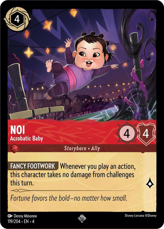 Noi, Acrobatic Baby 119/204 (Ursula's Return) 