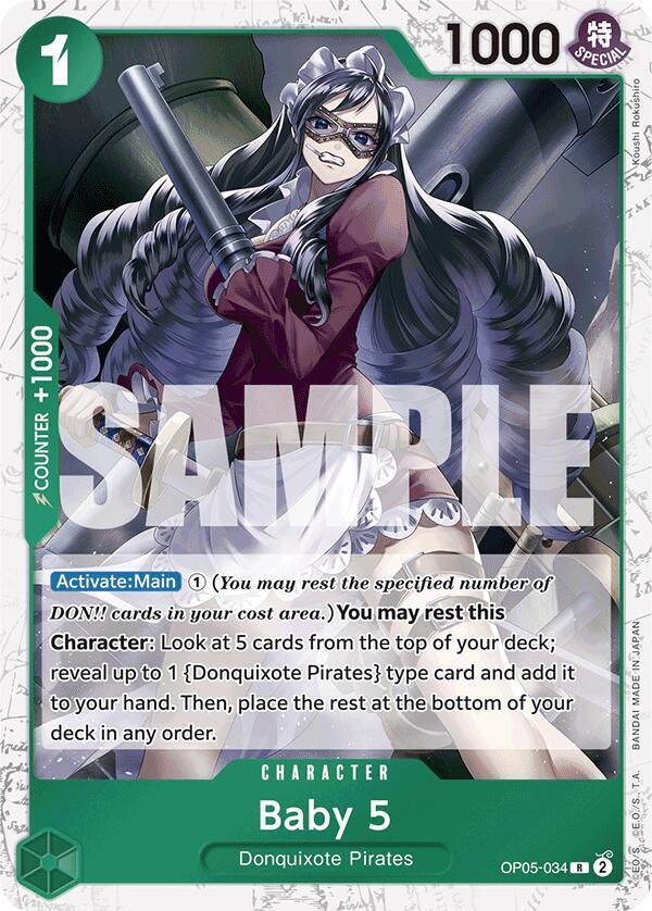 Baby 5 OP05 034 Jolly Roger Foil OP05-034 (Premium Booster -The Best-)  - Foil