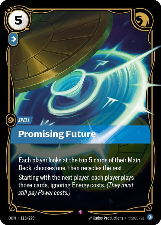 Promising Future 115/298 (Origins)  - Foil
