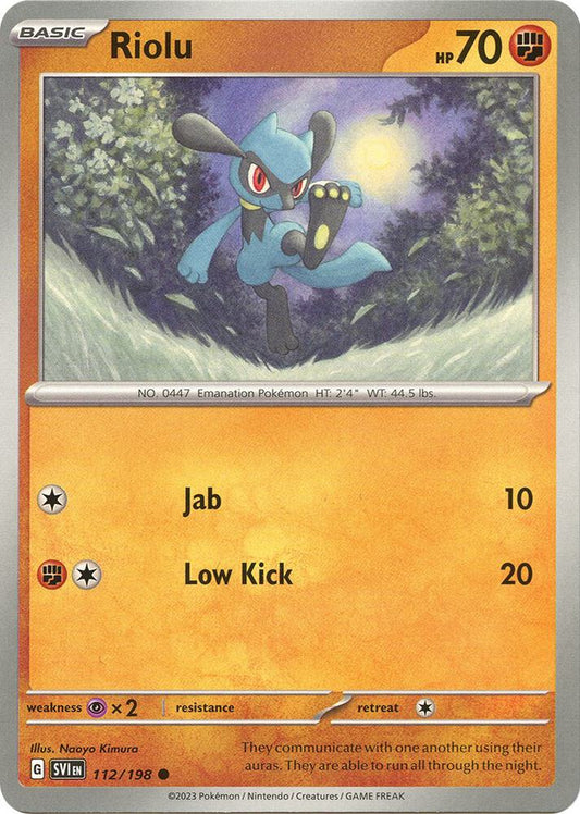 Riolu 112/198 (SV01: Scarlet & Violet Base Set) 