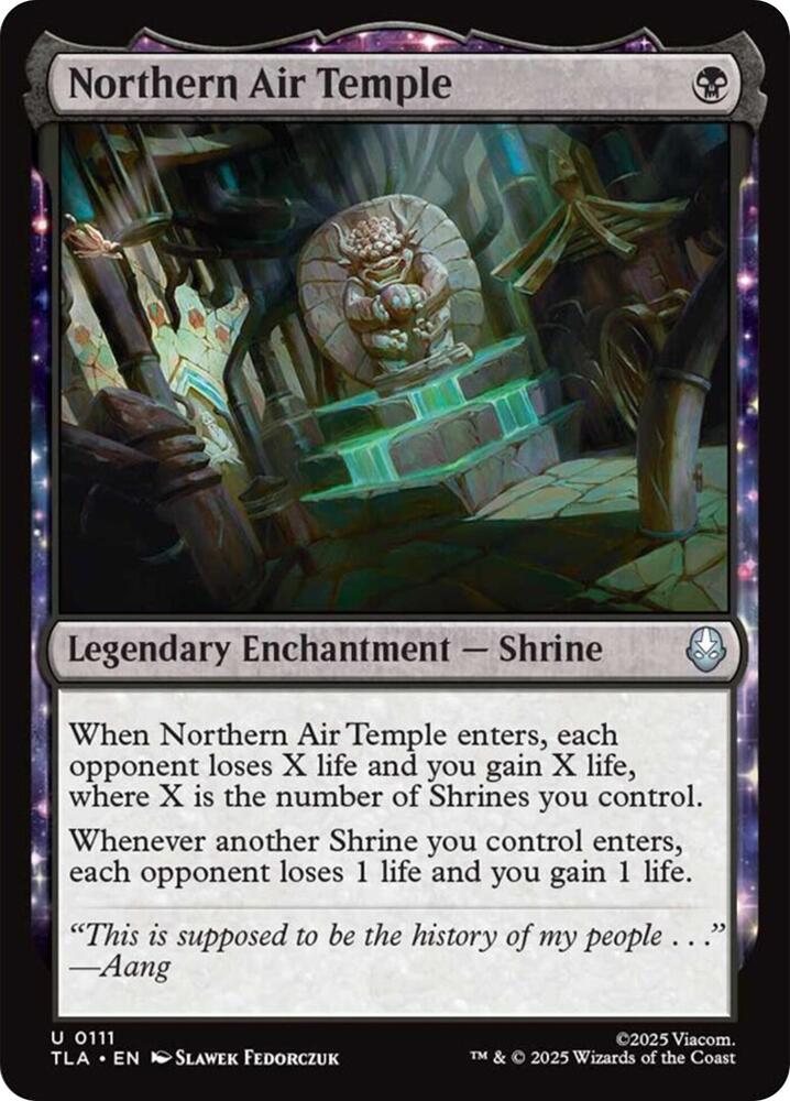 Northern Air Temple 111 (Avatar: The Last Airbender)  - Foil