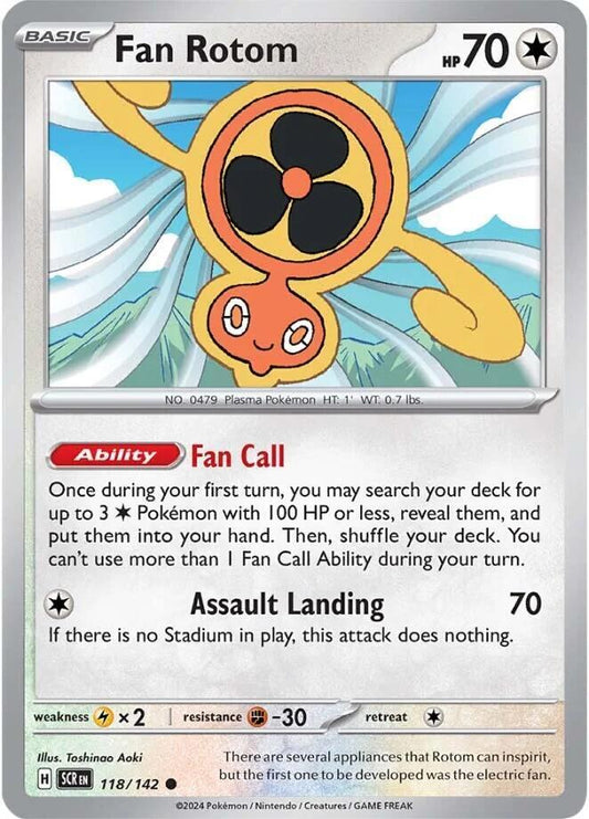 Fan Rotom 118/142 (SV07: Stellar Crown) 
