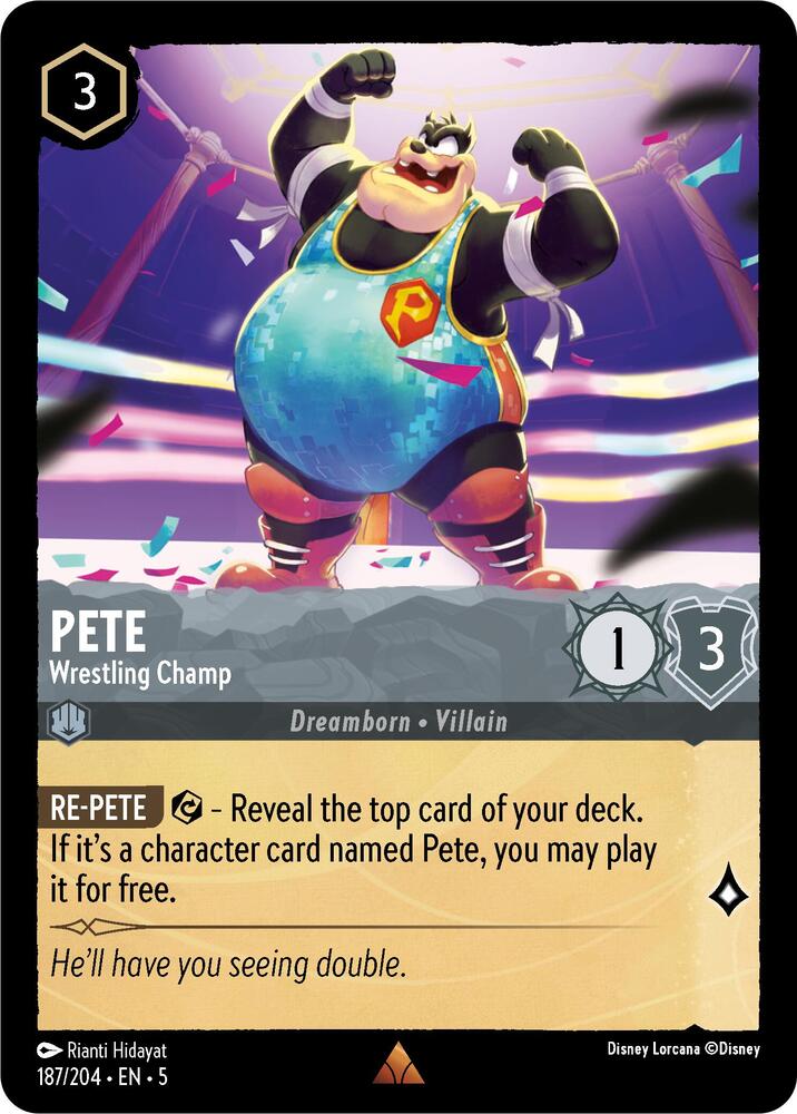 Pete Wrestling Champ 187/204 (Shimmering Skies) 