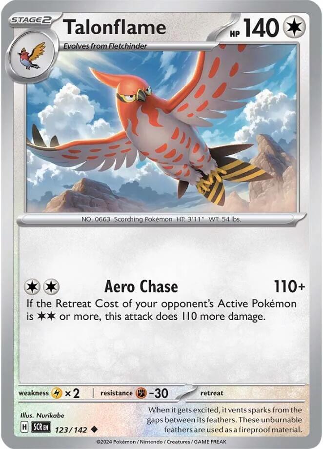 Talonflame 123/142 (SV07: Stellar Crown) 