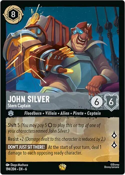 John Silver, Stern Captain 194/204 (Azurite Sea) 