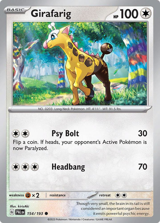 Girafarig 154/193 (SV02: Paldea Evolved) 