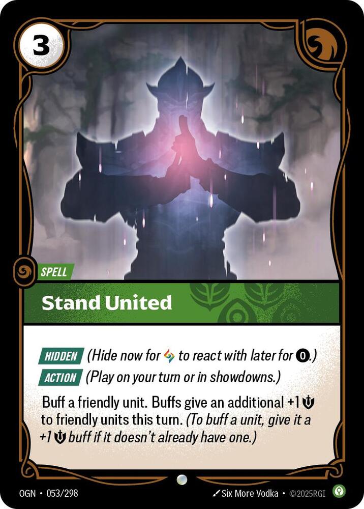 Stand United 53/298 (Origins)  - Foil