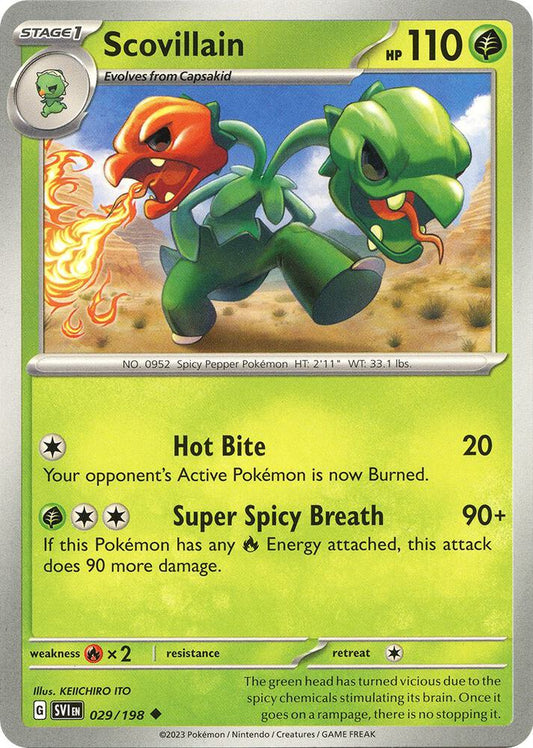 Scovillain 029/198 (SV01: Scarlet & Violet Base Set) 