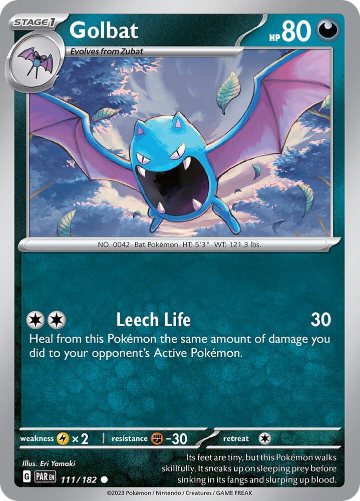 Golbat 111/182 (SV04: Paradox Rift) 