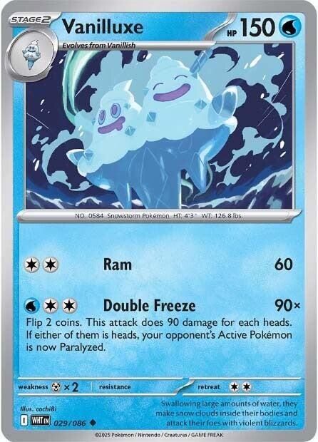 Vanilluxe 029/086 (SV: White Flare) 