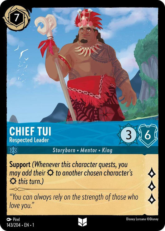 Chief Tui, Respected Leader 143/204 (The First Chapter) 