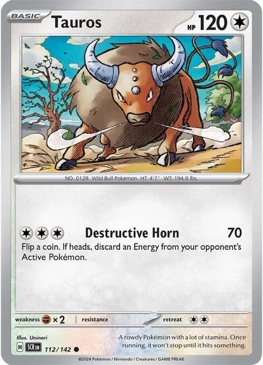 Tauros 112/142 (SV07: Stellar Crown) 