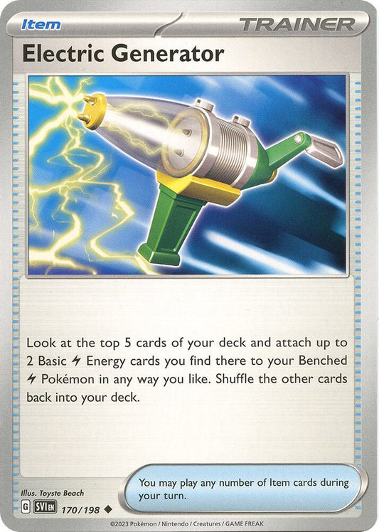 Electric Generator 170/198 (SV01: Scarlet & Violet Base Set) 