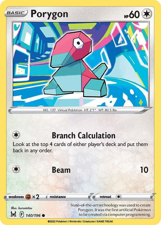Porygon 140/196 (SWSH11: Lost Origin) 
