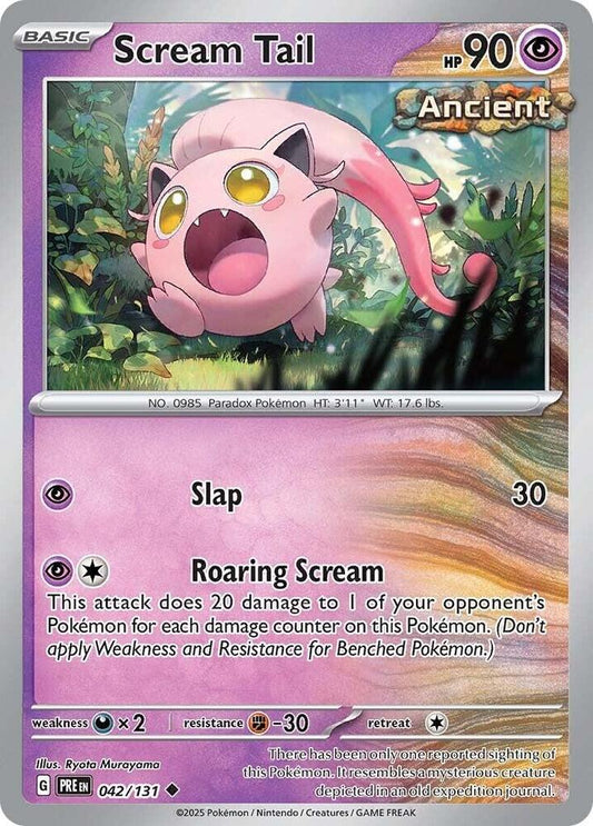 Scream Tail 042/131 (SV: Prismatic Evolutions) 