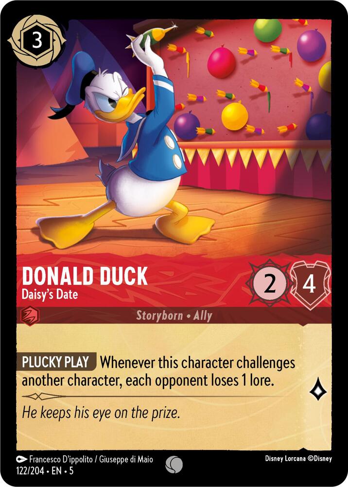 Donald Duck Daisys Date 122/204 (Shimmering Skies) 