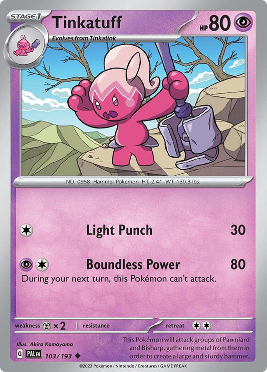 Tinkatuff 103/193 (SV02: Paldea Evolved) 