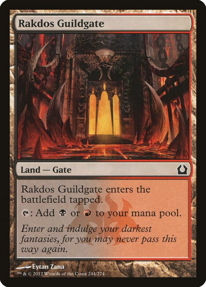 Rakdos Guildgate 244/274 (Return to Ravnica)  - Foil